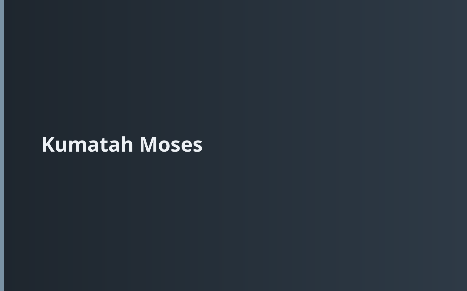 Kumatah Moses
