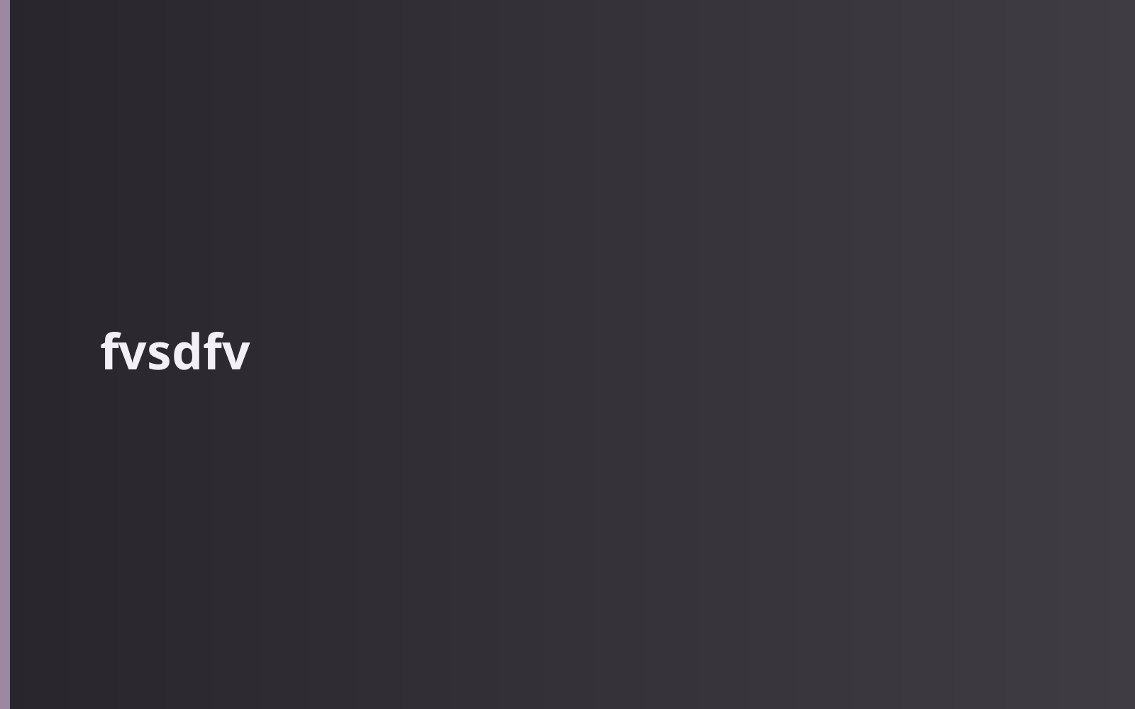 fvsdfv