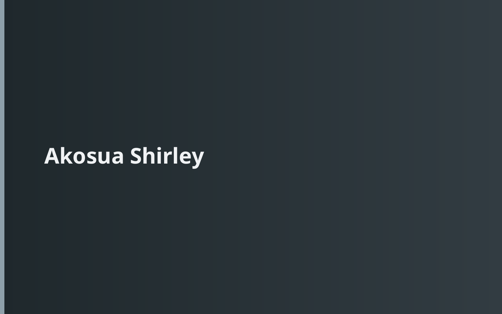 Akosua Shirley