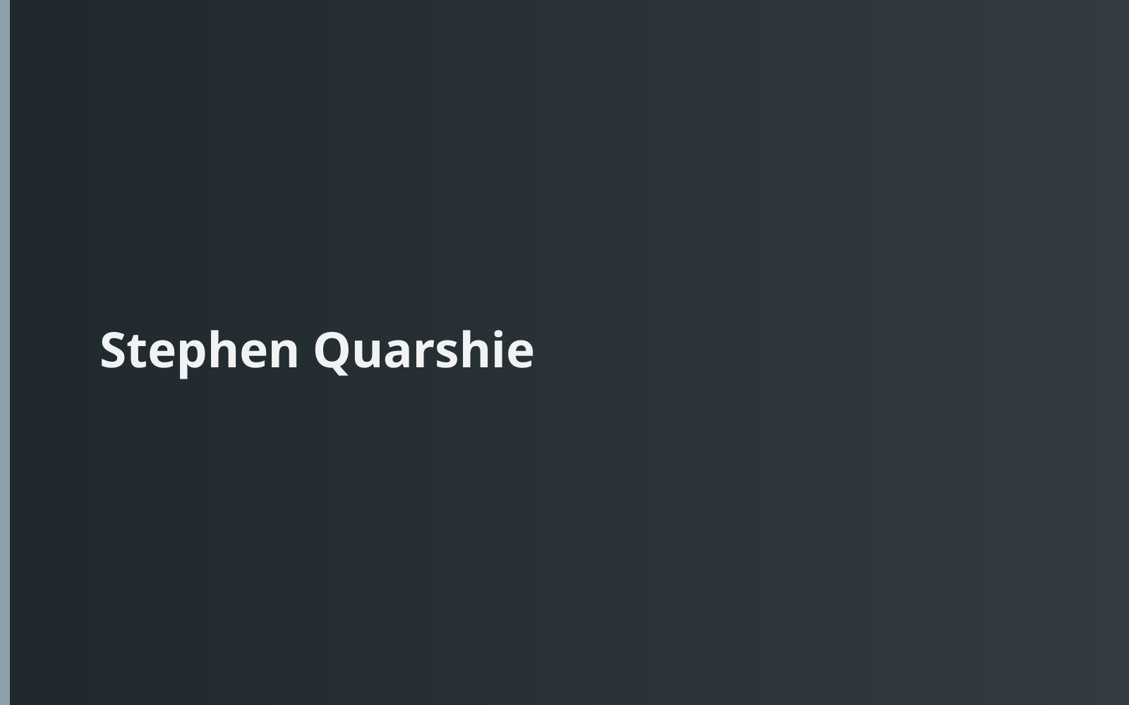 Stephen Quarshie 