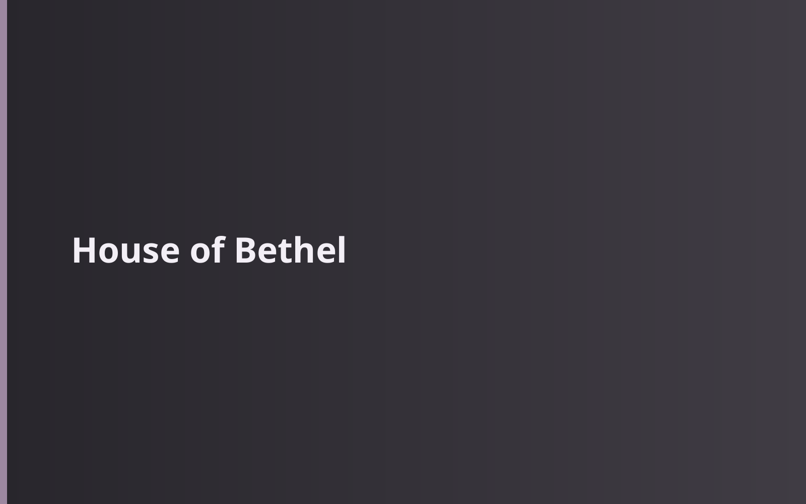 House of Bethel