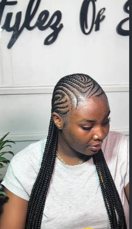 Cornrow braids