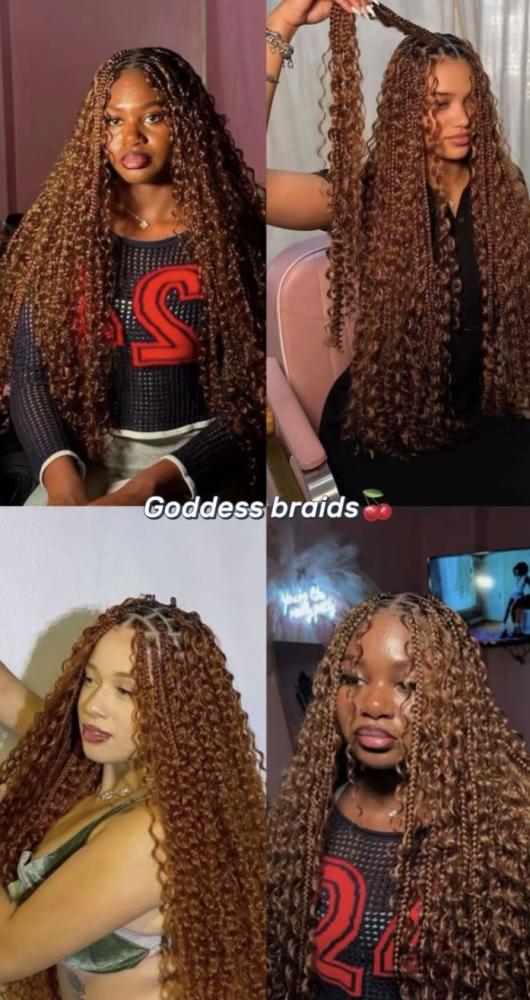 Goddess braids