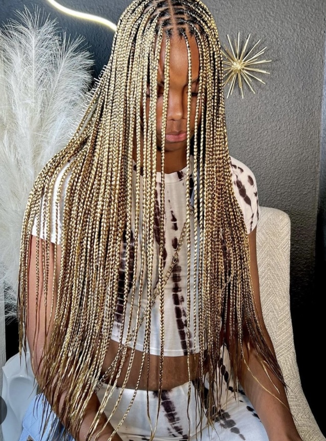 Knotless braid