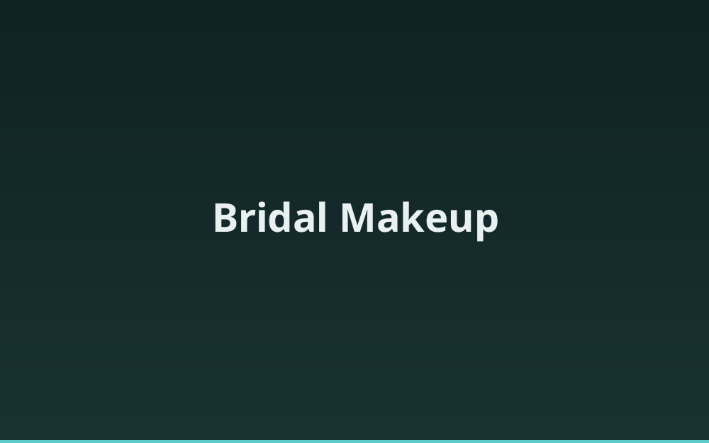 Bridal Makeup