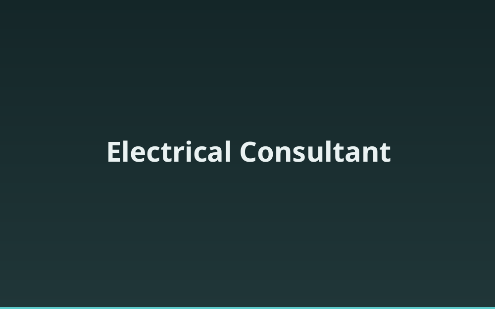 Electrical Consultant