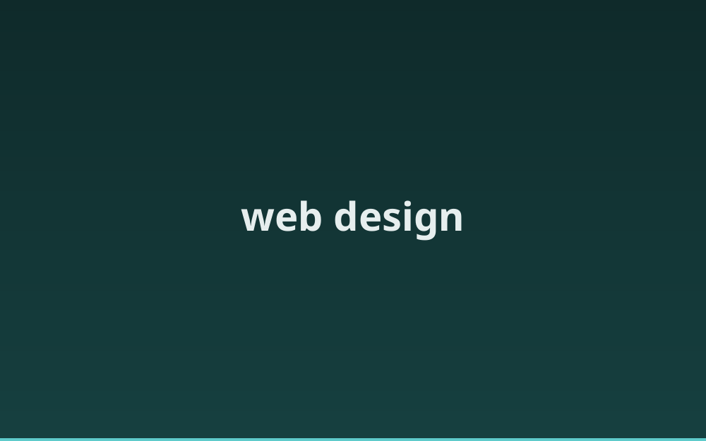 web design