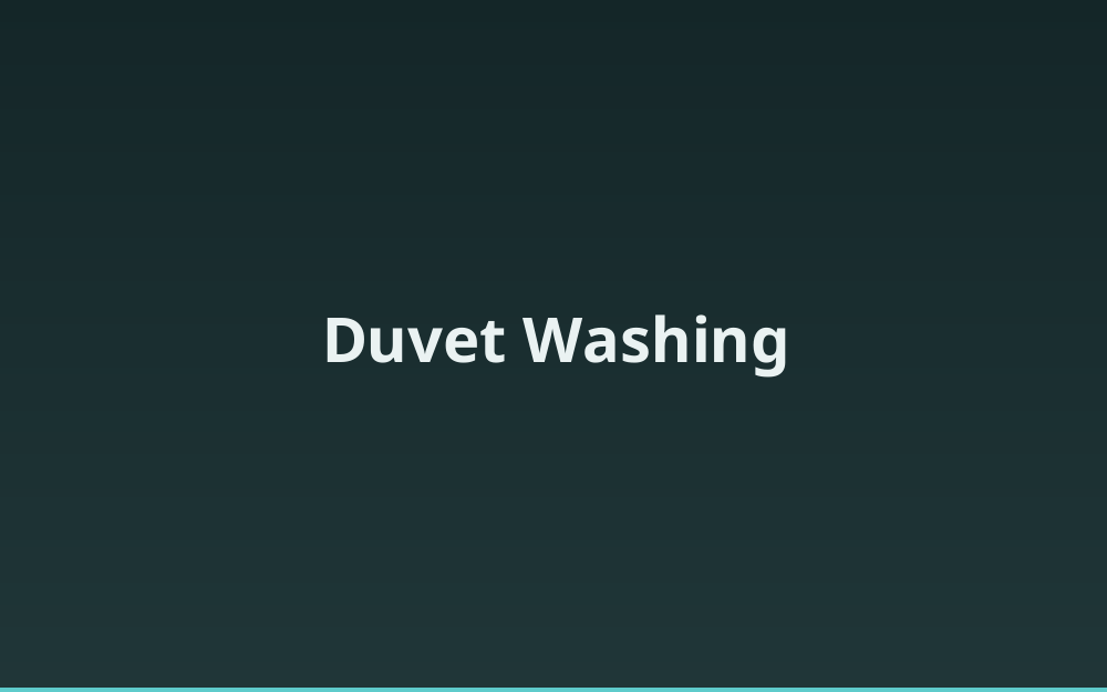 Duvet Washing