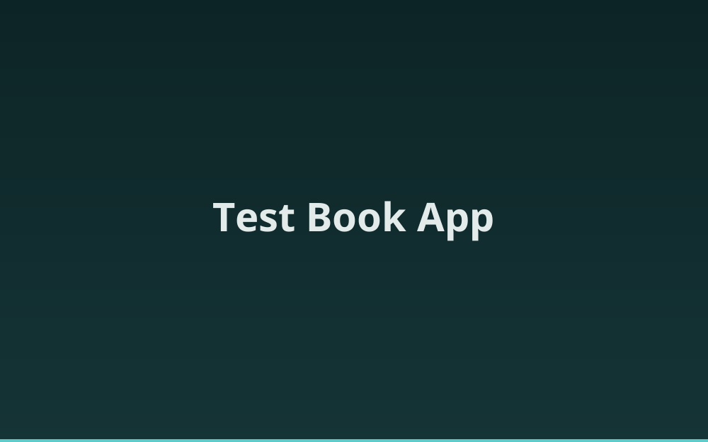 Test Book App